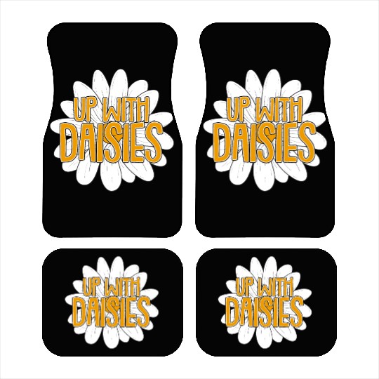 Daisy Garden Gardening Gardener Car Mats