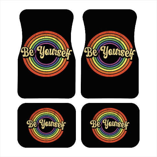 LGBTQ Pride Is You Lesbian Gay Homo Be Yourself Car Mats