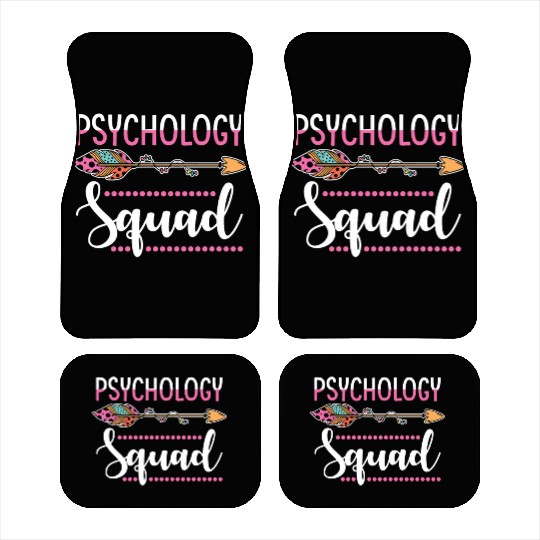 Psychologist Psychology Squad Women Group Car Mats