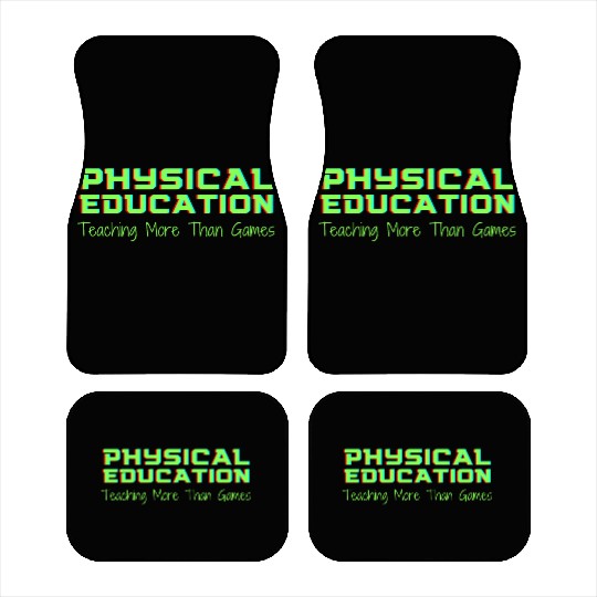 Physical Education Phys Ed Teacher Car Mats