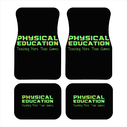 Physical Education Phys Ed Teacher Car Mats