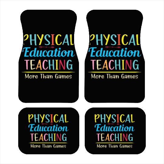 Physical Education Phys Ed Teacher Car Mats