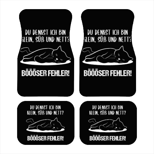 Cat Small Sweet Nice Bad Mistake Quote Gift Car Mats