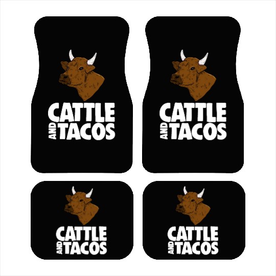 Cattle And Tacos Car Mats