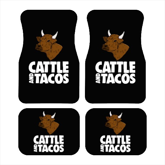 Cattle And Tacos Car Mats
