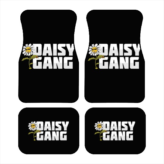 Daisy Garden Gardening Gardener Car Mats