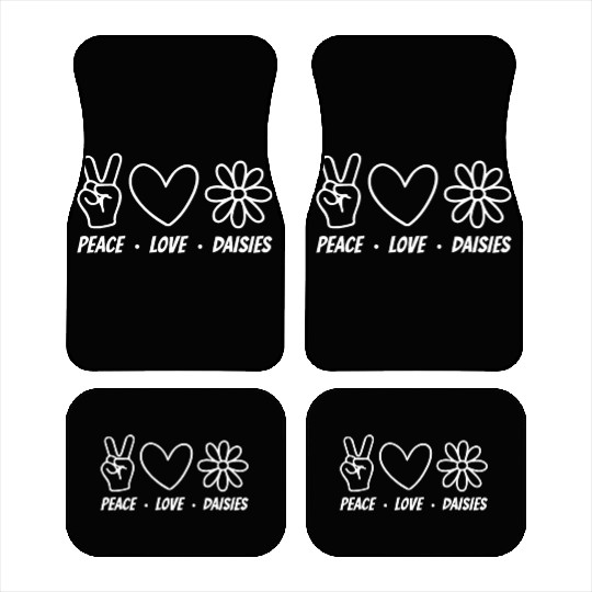 Daisy Garden Gardening Gardener Car Mats