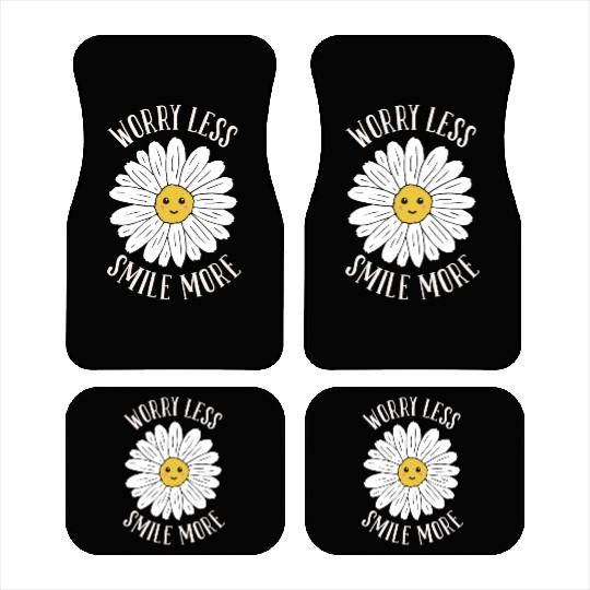 Daisy Garden Gardening Gardener Car Mats