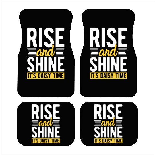 Daisy Garden Gardening Gardener Car Mats