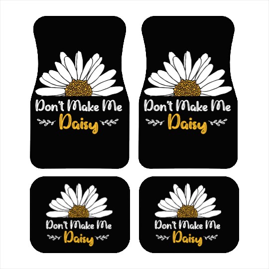 Daisy Garden Gardening Gardener Car Mats