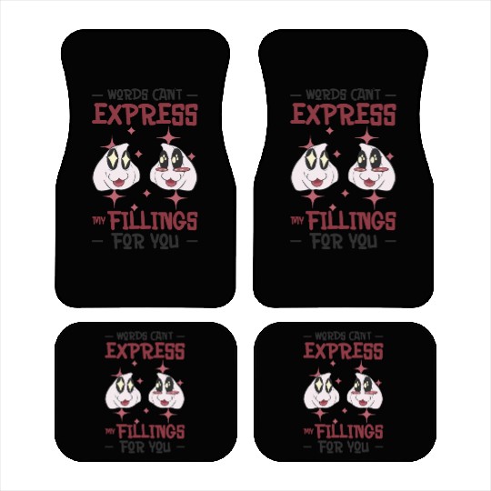 Dim Sums Filling Asian Food Chinese Food Fan Car Mats