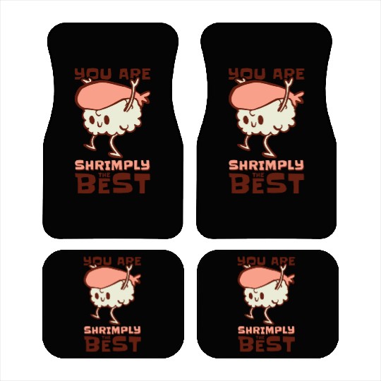 Asian Food Sushi Shrimp Food Sushi Lover Car Mats