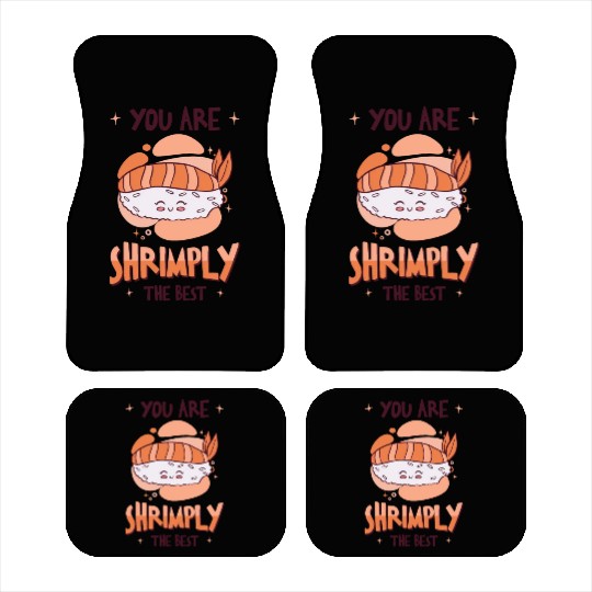 Asian Food Sushi Shrimp Food Sushi Lover Car Mats