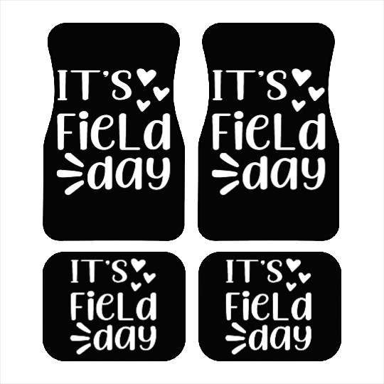 It's Field Day Funny Teacher Gifts For Women Car Mats
