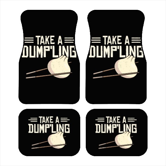Dumpling Asian Food Chinese Food Fan Car Mats