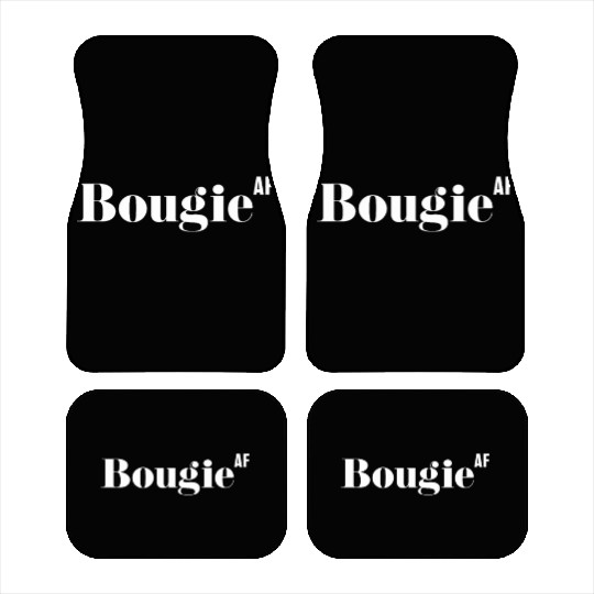 Bougie AF, Funny Rude As Fuck Car Mats