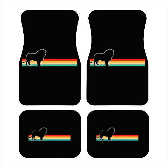 lion retro Car Mats