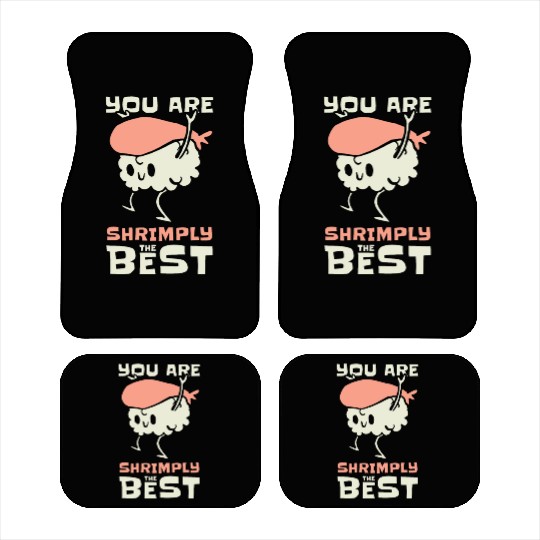 Asian Food Sushi Shrimp Food Sushi Lover Car Mats