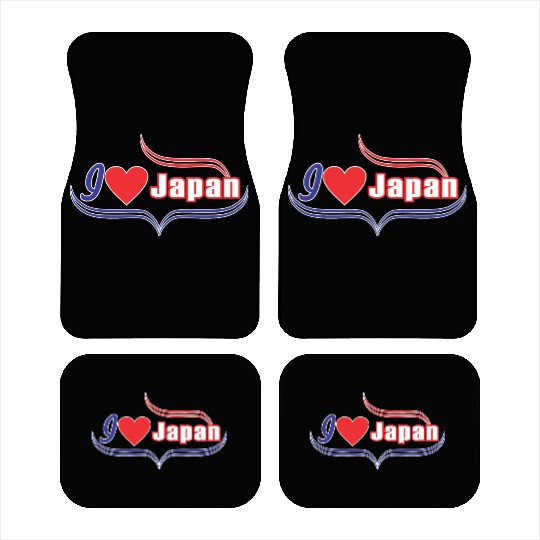 i love japan Car Mats
