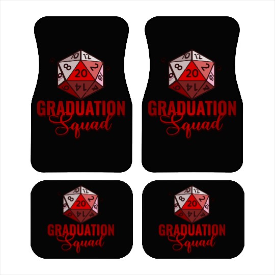 Graduation Squad College Friends School Grad T-Shi Car Mats
