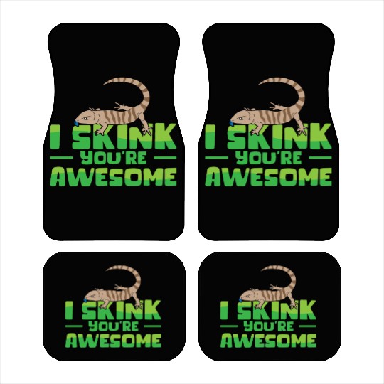 Herpetology Skink Lizard Wildlife Reptile Car Mats