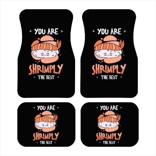 Asian Food Sushi Shrimp Food Sushi Lover Car Mats