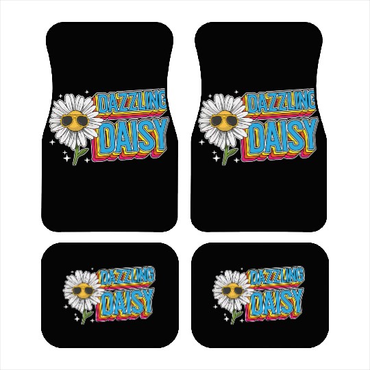Daisy Garden Gardening Gardener Car Mats