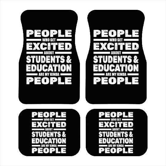 High School Teacher Professor Car Mats