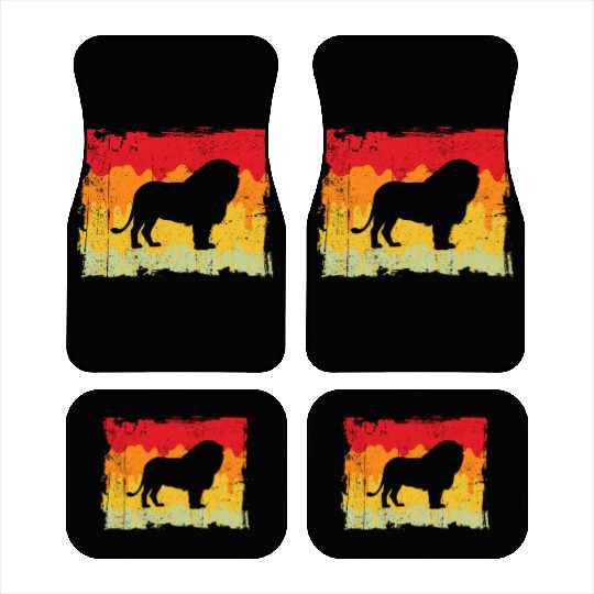 lion retro Car Mats