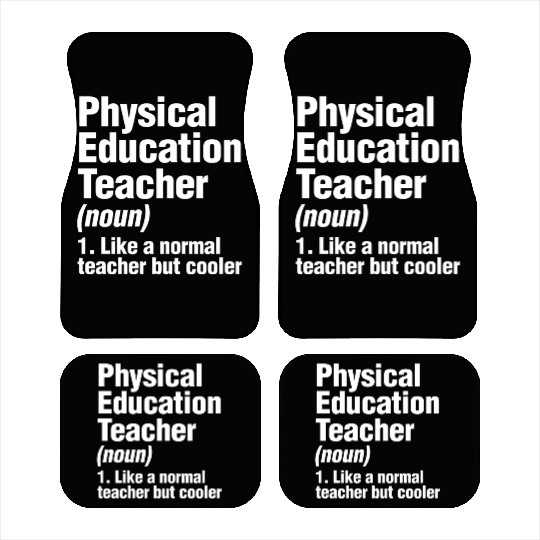 Physical Education Teacher Cooler PE Gym Coach Car Mats