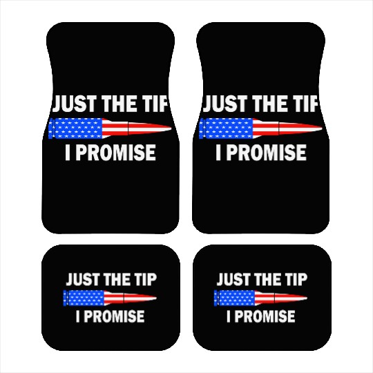 Just the tip I promise. Funny veterans day Car Mats