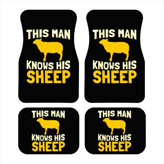 Sheep Farming Lamb Farmer Car Mats