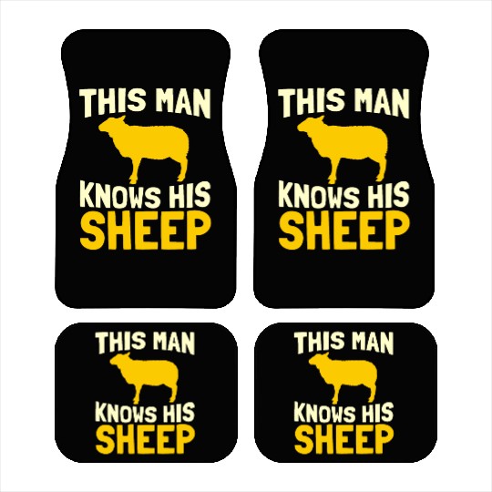 Sheep Farming Lamb Farmer Car Mats