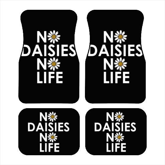 Daisy Garden Gardening Gardener Car Mats