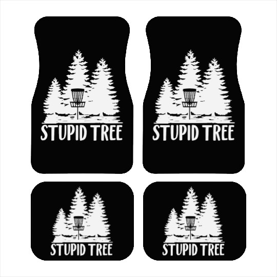 Stupid Tree Disc Golf Car Mats