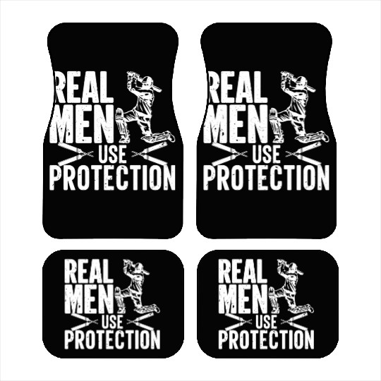 Athlete Sports Game Baseball Catcher Lifetstyle Car Mats