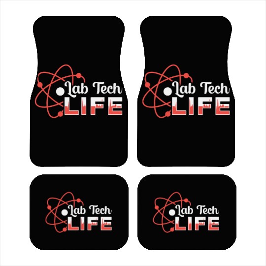 Lab Tech Life Laboratory Science Technician Gift Car Mats