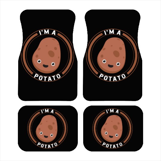 Potato Vegetable Car Mats, I'm A Potato Car Mats,