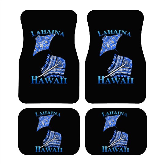Lahaina Vacation Tribal Stingrays Car Mats