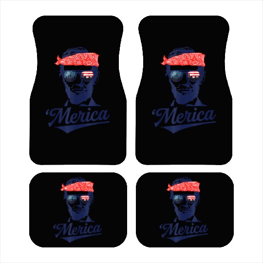 Funny Abraham Lincoln Car Mats