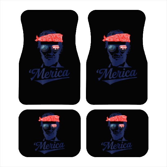 Funny Abraham Lincoln Car Mats
