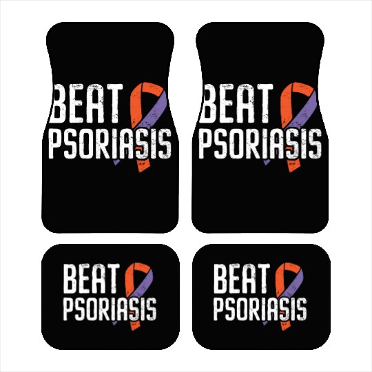 Beat Psoriasis Skin Disease Psoriasis Awareness Car Mats