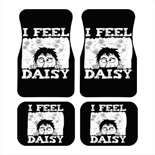 Daisy Garden Gardening Gardener Car Mats
