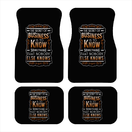 Entrepreneur Work Company Success Car Mats