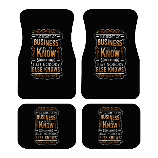 Entrepreneur Work Company Success Car Mats