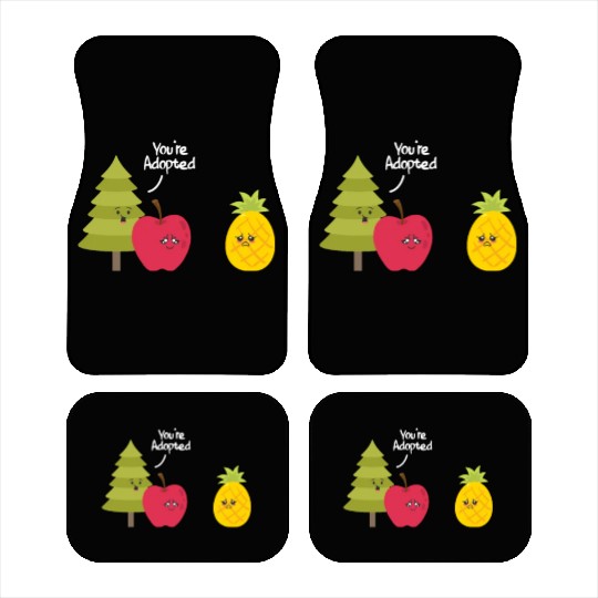 You're Adopted Pineapple Adoption Car Mats