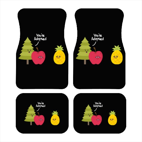 You're Adopted Pineapple Adoption Car Mats