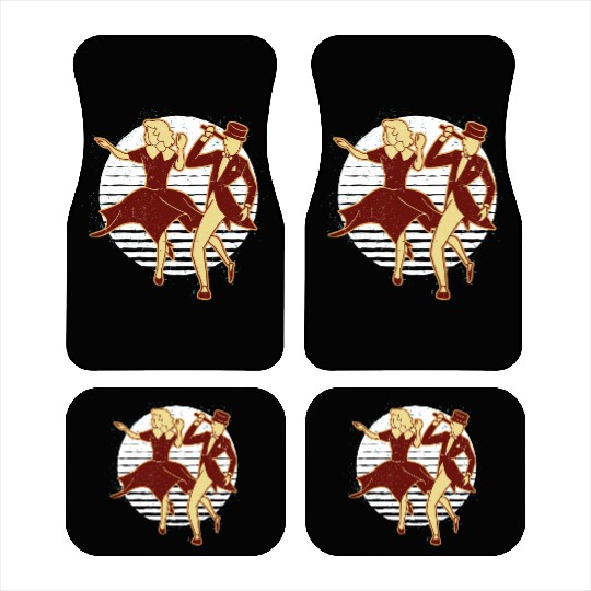 Vintage Dance design 3 Car Mats