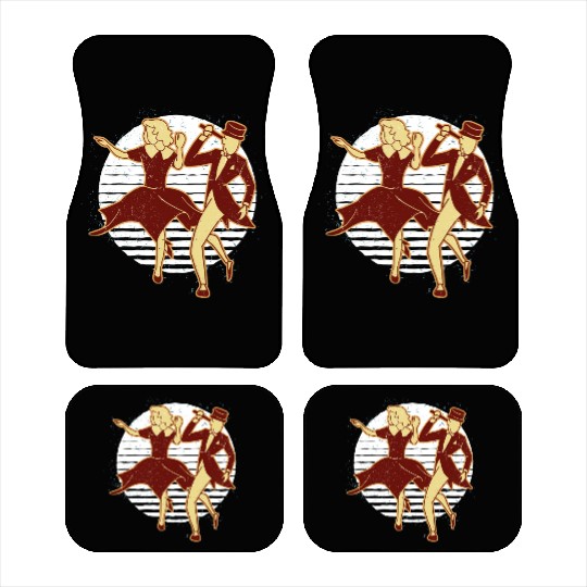 Vintage Dance design 3 Car Mats