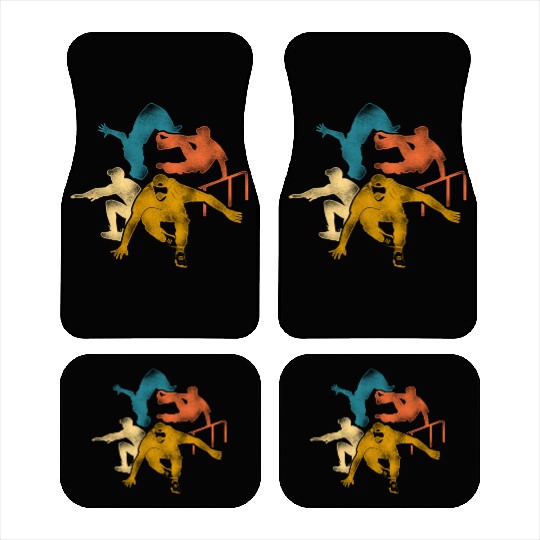Parkour Free Running Traceur Retro Car Mats